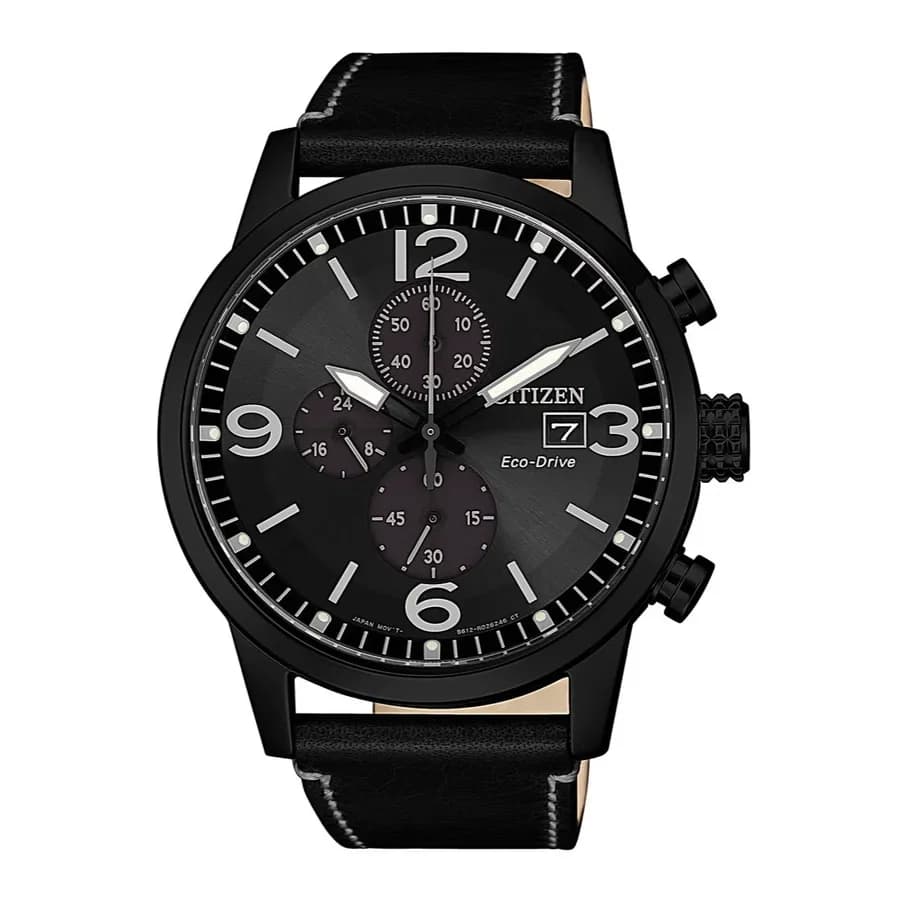 ساعة كرونوغراف رجالية من سيتيزن بتقنية Eco-Drive - CA0617-29E