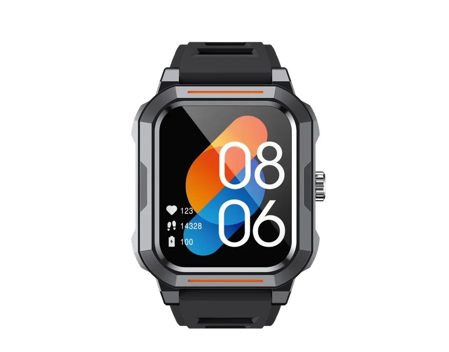 ساعة ذكية Havit M9040S بشاشة AMOLED وتصميم أنيق - أسود M9040S-Black