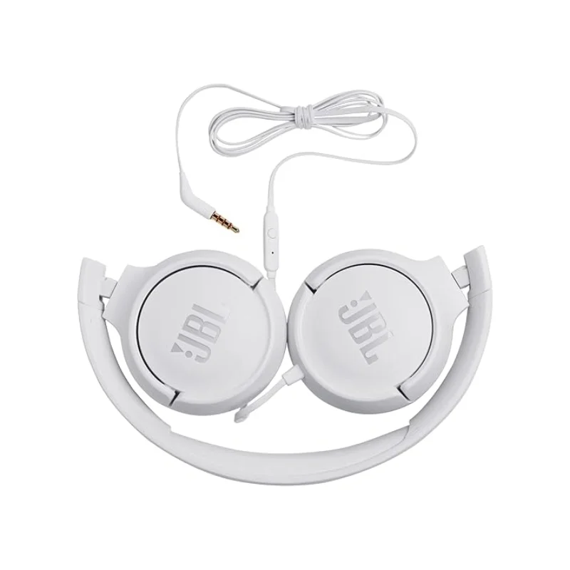 سماعات JBL Tune 500 السلكية على الأذن باللون الأبيض - 6087 — 3