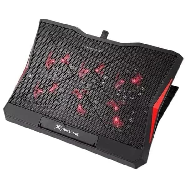 قاعدة تبريد لابتوب إكسترايك مي FN-811 مزودة بـ 6 مراوح وإضاءة LED