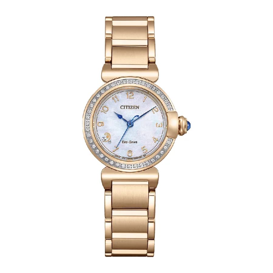 ساعة نسائية فاخرة بتقنية Eco-Drive من Citizen - EM1123-89D