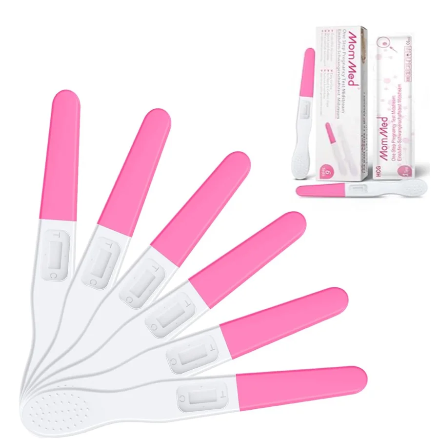 مجموعة اختبارات حمل منزلية مبكرة وسريعة MomMed HCG6P