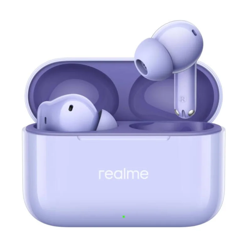 سماعات Realme Buds T200 اللاسلكية بتقنية عزل الضوضاء RMA2410 TR Purple