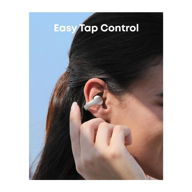 سماعات Soundcore AeroClip Open-Ear من انكر - أبيض A3388H21 — 2