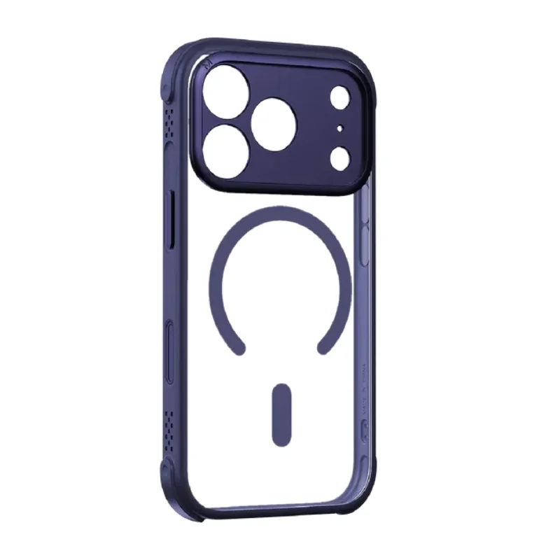 حافظة Momax CaseForm AiR مغناطيسية لهاتف iPhone 17 Pro Max - أزرق - 3194