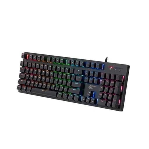 لوحة مفاتيح ميكانيكية لمحبي الألعاب Havit KB858L - 8936