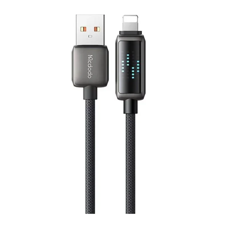 كيبل بيانات MC LED Display USB-A إلى Lightning بطول 1.2 متر - CA-5250