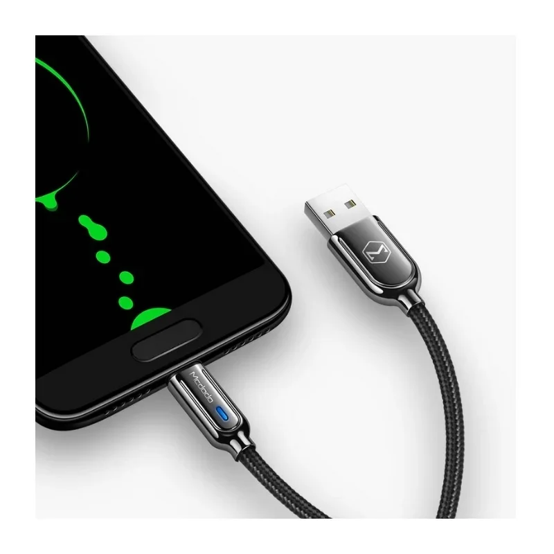 كيبل شحن Mcdodo MC Auto Micro USB بطول 1 متر مع مؤشر LED CA-6200