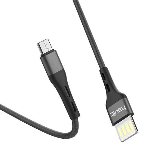 كيبل شحن لأجهزة الأندرويد Blind Plug USB to Micro B Cable H6114 Micro 8939