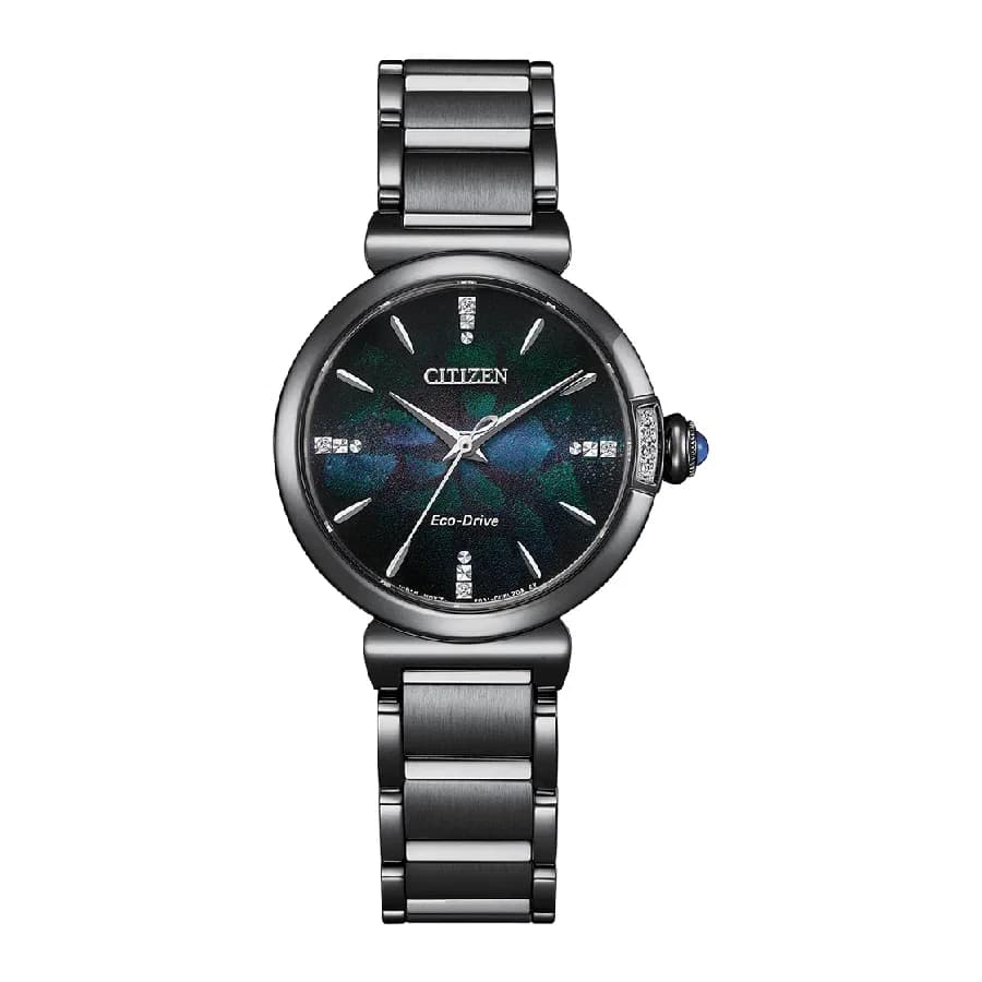ساعة يد نسائية أنيقة بتقنية Eco-Drive من CITIZEN - EM1067-88E