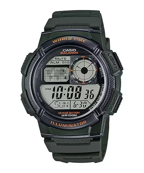 ساعة يد رقمية كاسيو AE-1000W-3AVDF