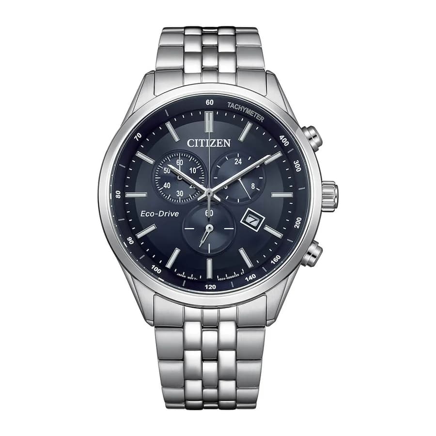 ساعة رجالية أنيقة بتقنية Eco-Drive من Citizen - AT2570-56L