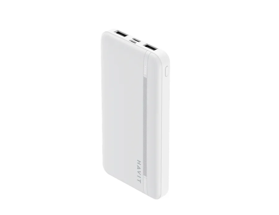 باور بنك Havit PB92 بسعة 20000mAh وشحن سريع 22.5W أبيض - PB92-white