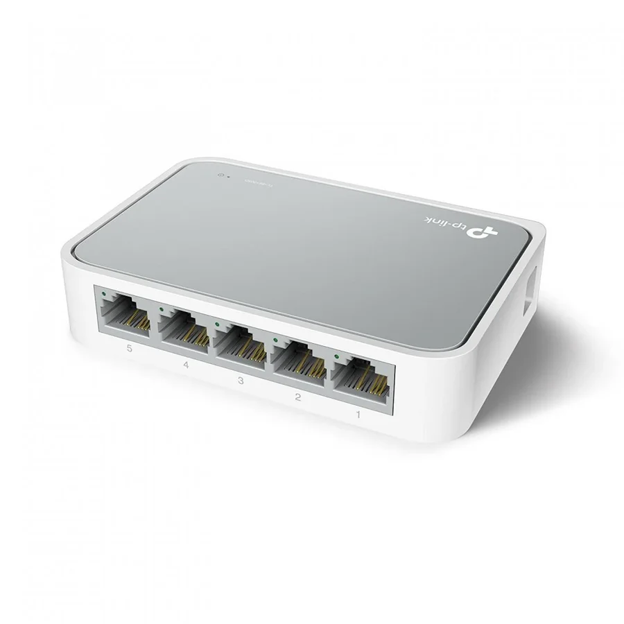 مفتاح شبكة TP-LINK غير مُدار 5 منافذ بسرعة 10/100 TL-SF1005D - 280025