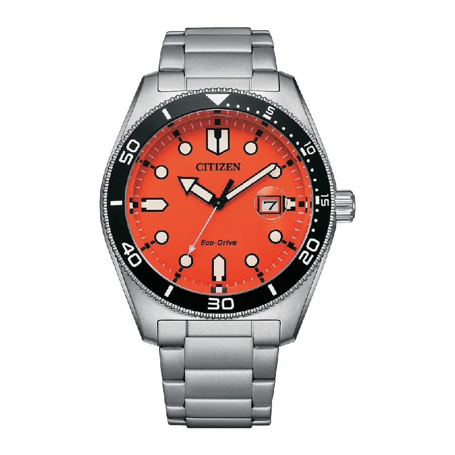 ساعة يد رجالية أنيقة بتقنية Eco-Drive من Citizen AW1760-81X