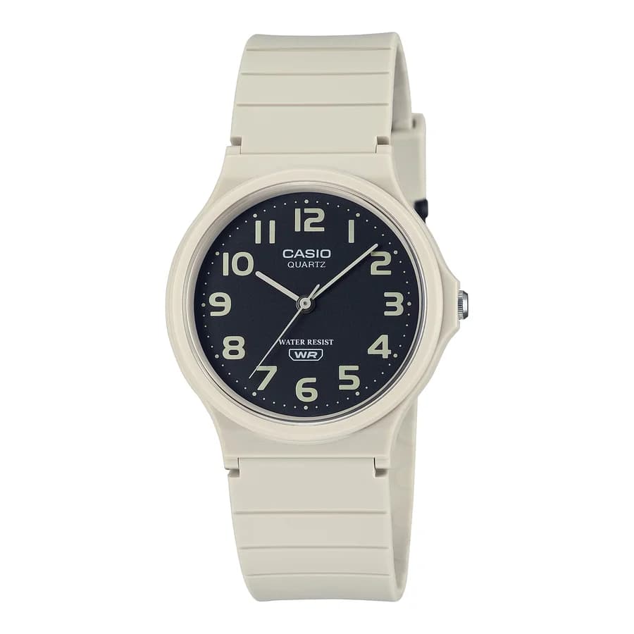 ساعة يد أنيقة MQ-24UC-8BDF بتصميم نحيف وخفيف مقاومة للماء من CASIO