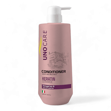 UNO COLOR CONDITIONER WITH KERATIN AND CERAMIDES 1000 ML-بلسم اونو بالكيراتين سيراميد 1000مل
