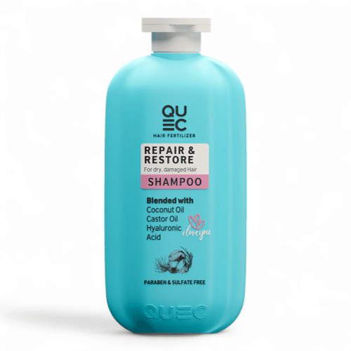 QUEC KIT VITAMIN REPAIR  RESTORE-SHAMPOOCONDITIONERSERUM -كويك كت فيتامين اصلاح الشعر -شامبوبلسم سيروم — 2