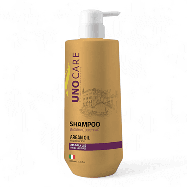 UNO COLOR SHAMPOO WITH ARGAN OIL AND HYALURONIC ACID 1000 ML-شامبو اونو بزيت الارغان 1000مل