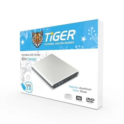 قارئ أقراص خارجي TIGER USB 3.0 DVD-RW Writer - 9068