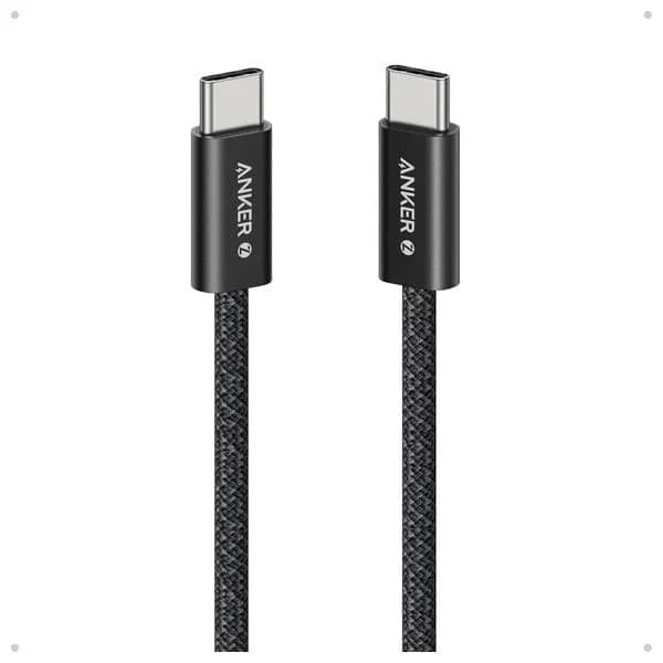 كيبل أنكر زولو USB-C إلى USB-C بطول 6 أقدام 240 واط (مضفر ومقاوم للأوساخ) 5985