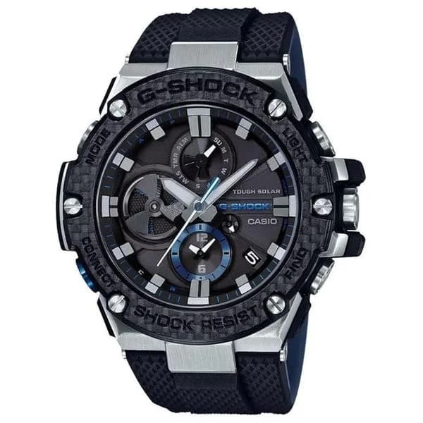 ساعة يد رجالية معدنية فاخرة من كاسيو G-SHOCK GST-B100XA-1ADR