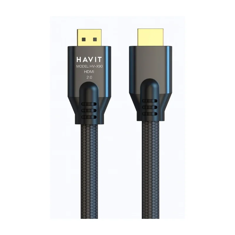 كابل HDMI هافيت HV-X90 بطول 3.0 متر - أسود وأزرق 1645