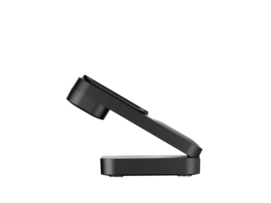 شاحن لاسلكي 3 في 1 من Havit مع شاشة LED ومنبه - W3107-black