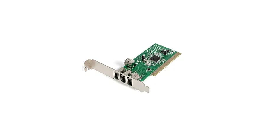 بطاقة توسعة فاير واير PCI 6.6.4 لإضافة منافذ FireWire - 250475