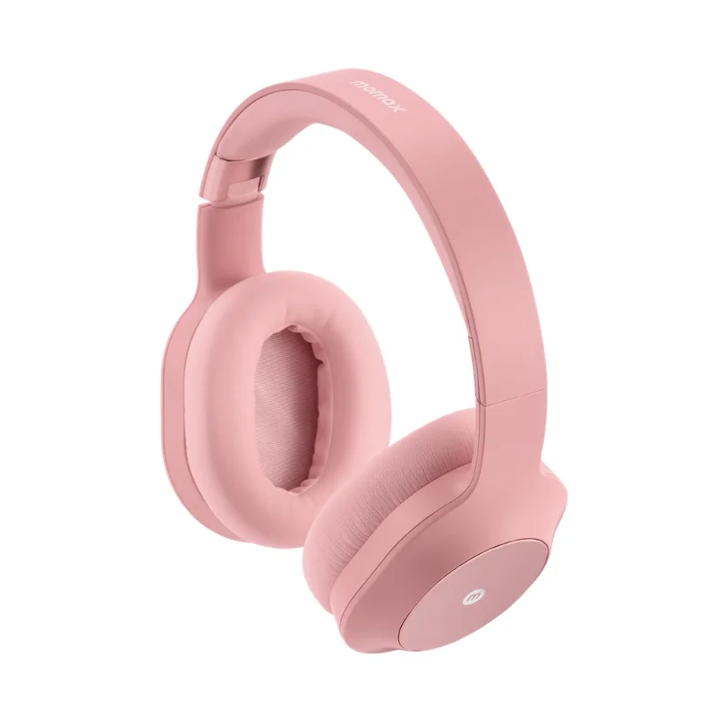 سماعة بلوتوث Momax SPARK MAX Pink BH1M مع نظام عزل الضوضاء ANC ووقت تشغيل طويل - 4425 — 3