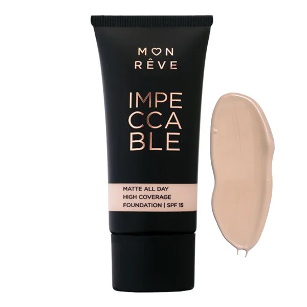 كريم أساس سائل MON REVE MRV IMPECCABLE FOUNDATION No.102 - 5201641750438