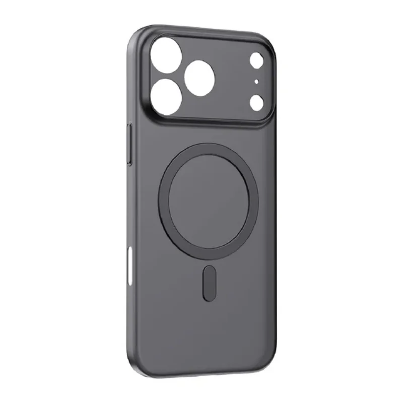 حافظة Momax CaseForm Lite مغناطيسية لهاتف iPhone 17 Pro Max - أسود شفاف 3758