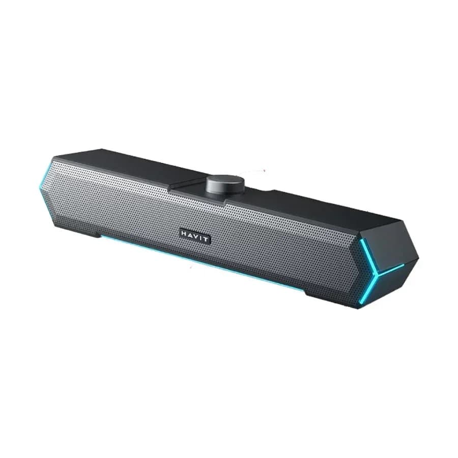 مكبر صوت سطح مكتب Havit M19 مع إضاءة RGB - M19-Black