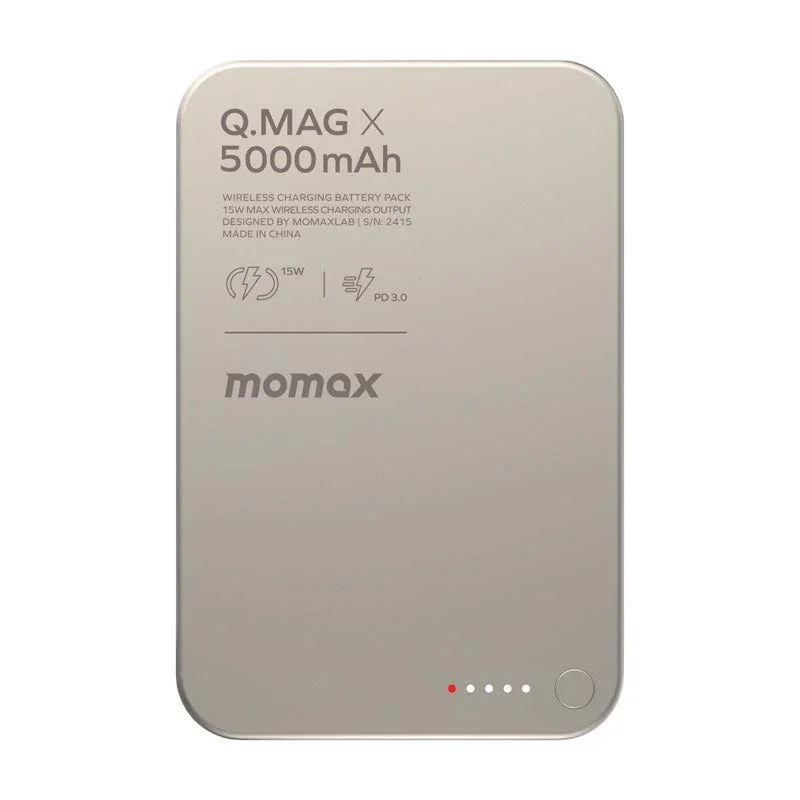 شاحن Momax Q.Mag X اللاسلكي 5000mAh مع مغناطيسية MagSafe - 3701