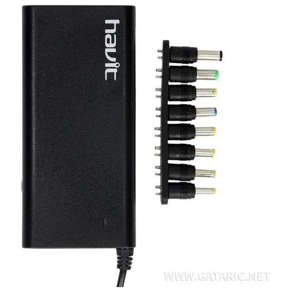 شاحن لابتوب متعدد هافيت - اسود - 70w