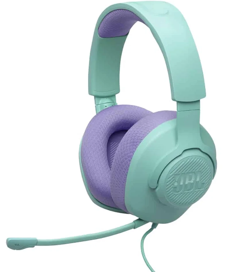 JBL Quantum 100 M2 هيدسيت ألعاب سلكي فوق الأذن بلون Cena Green 7298