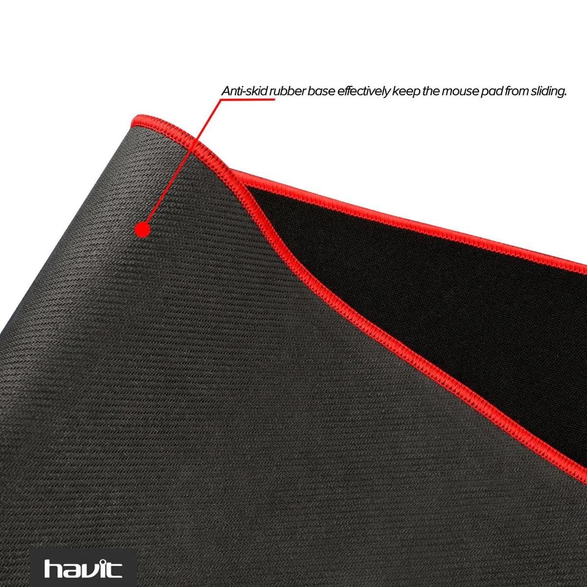 ماوس باد ألعاب Havit HV-MP830 أسود كبير الحجم 90x30 سم - HV-MP830-Black — 4