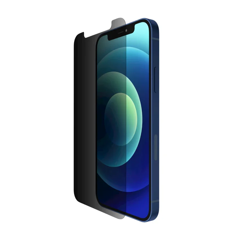 لاصق شاشة BELKIN SCREENFORCE™ Tempered Glass Privacy لجهاز iPhone 13 Pro Max / iPhone 14 Plus - SFA070ec — 3