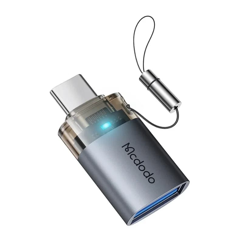 محول USB-A 3.0 إلى USB-C مع أضواء مؤشر وحبل OT-7400 — 2