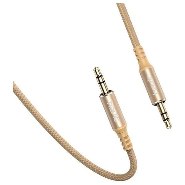 كابل صوت Havit CB66 مطلي بالذهب 3.5 مم بطول 1 متر - CB66-Gold — 2