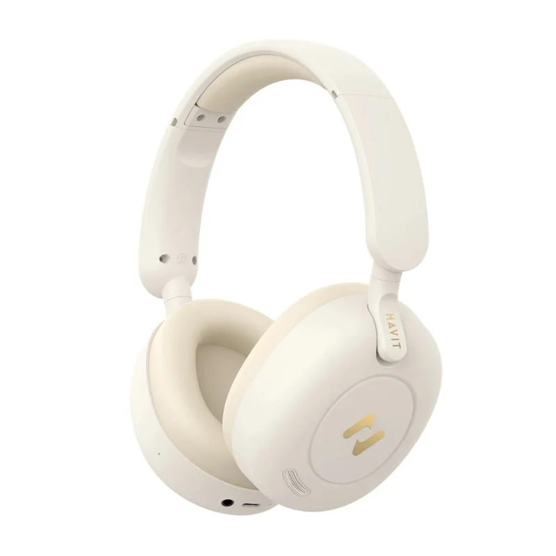 سماعة رأس لاسلكية Havit H655BT PRO بلوتوث 5.3 بيج - H655BTPRO-Beige — 3