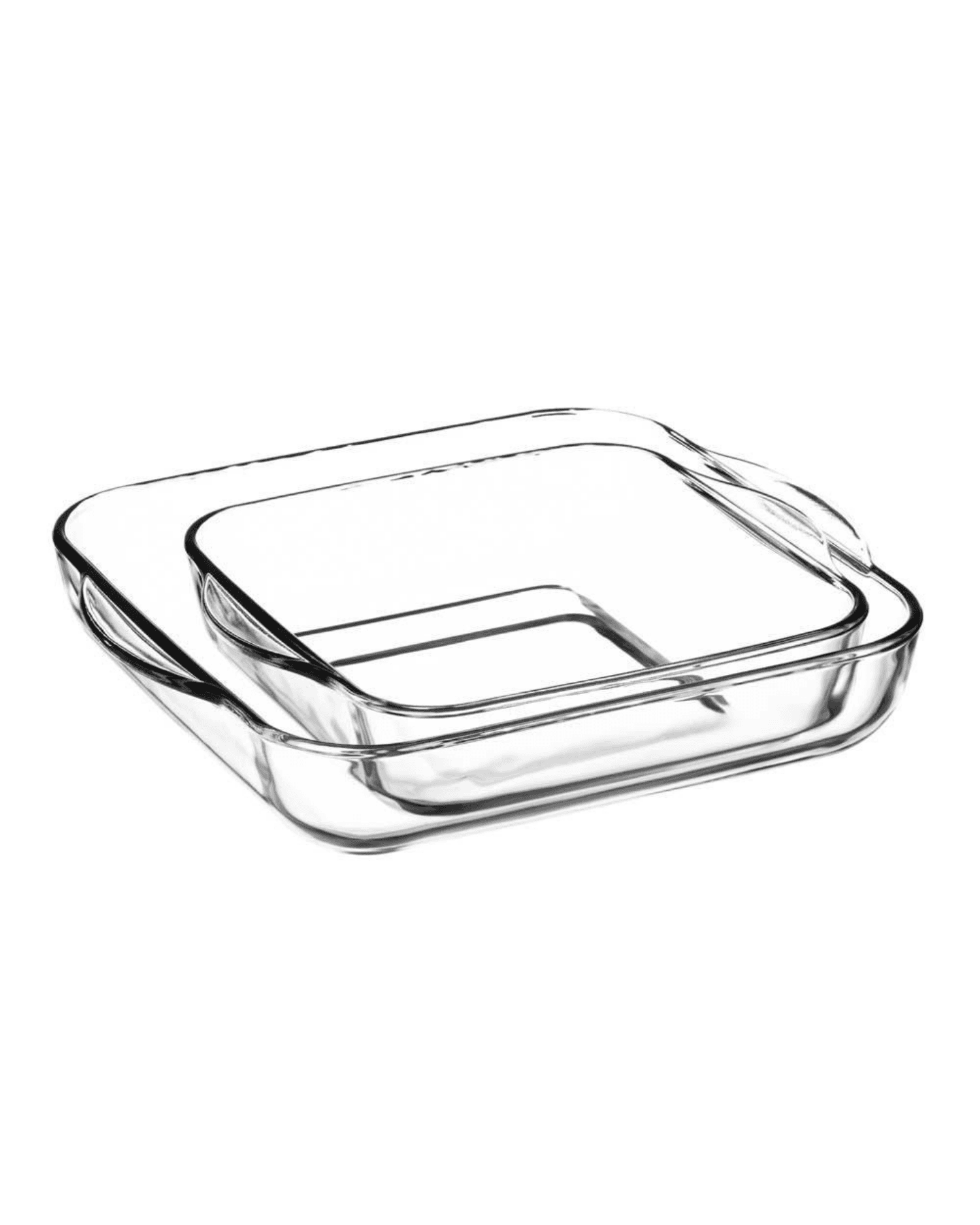 سيت بايركس حراري مربع من ماركة بوركام  Borcam Pyrex Mold Set — 2