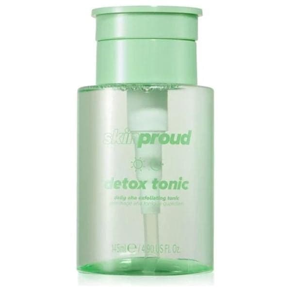 Skin proud Detox tonic Green exfo 145ml  تونر سكين براود ديتوكس تونيك مقشر يومي للبشرة , 145 مل — 2