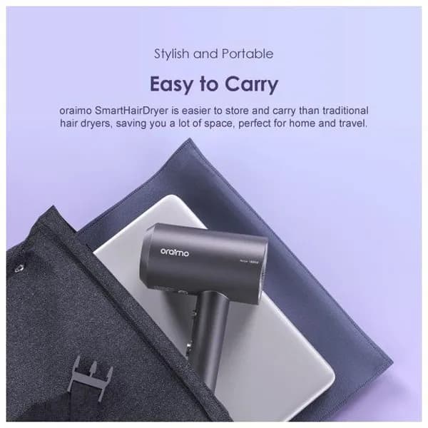 مجفف شعر احترافي Oraimo HairDryer Pro OHD-550NEU(GRAPHITE GREY) — 5