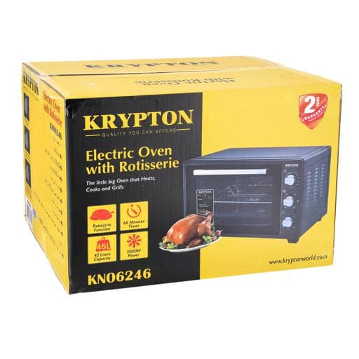 فرن كهربائي بسعة 45 لتر مع شواية دوارة KRYPTON KNO6246 — 3