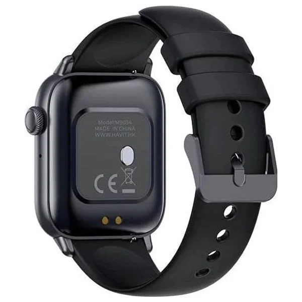 ساعة ذكية Havit M9034 بشاشة مربعة سوداء - M9034-black — 3