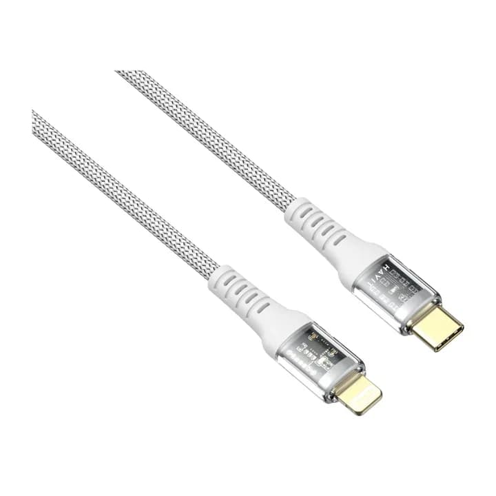 هافت كابل شحن سريع ونقل بيانات بطول 1 متر - أبيض CB6241-White — 3