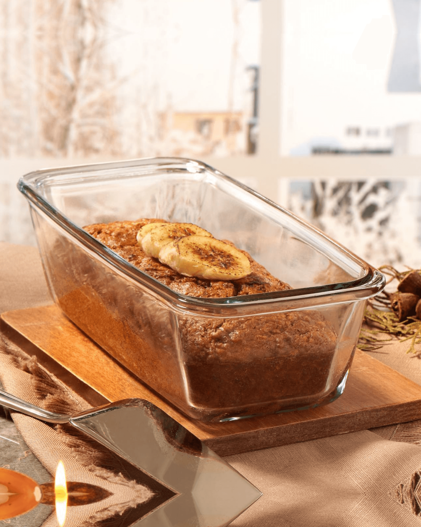 بايركس حراري مستطيل بسعة  1630 مل من ماركة بوركام Borcam Pyrex Mold — 2