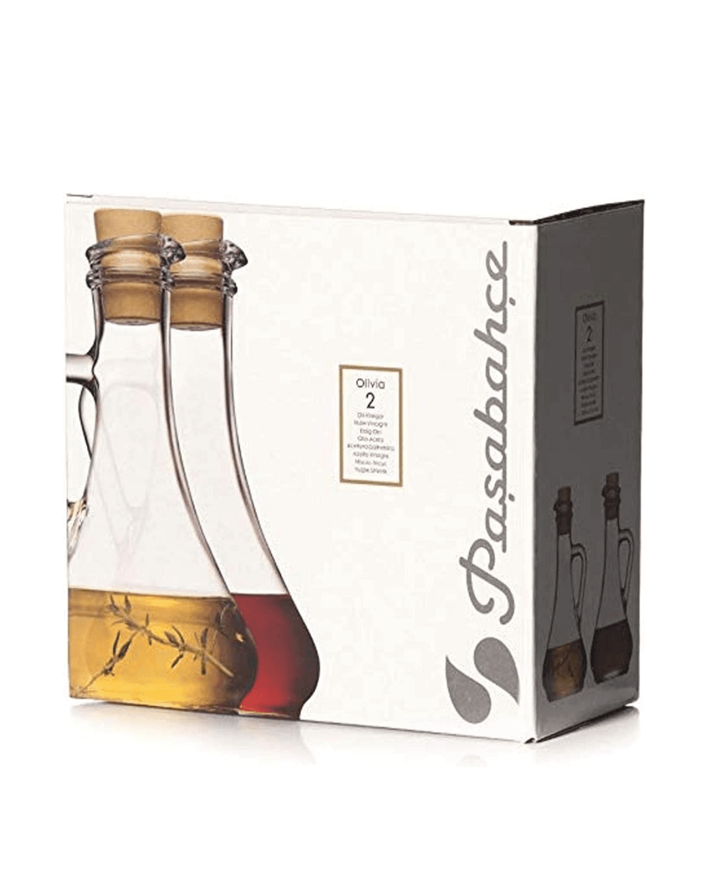 سيت مزايت زجاجية 2 قطع ماركة باشابهجة Pasabahce Glass Oil Set — 3
