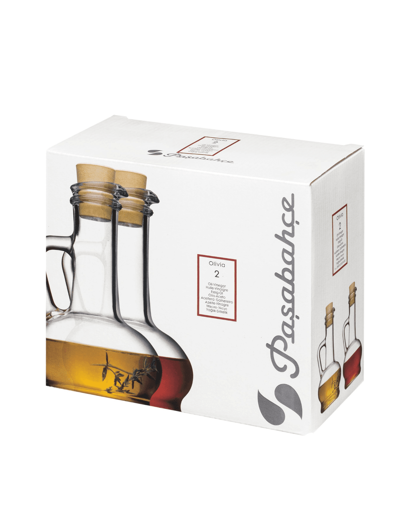 سيت مزايت زجاجية 2 قطع ماركة باشابهجة Pasabahce Glass Oil Set — 3